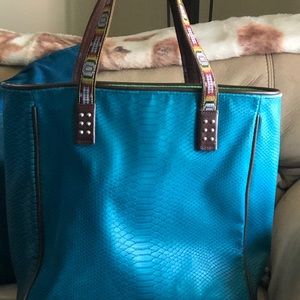 Consuela Snake Embossed Tote